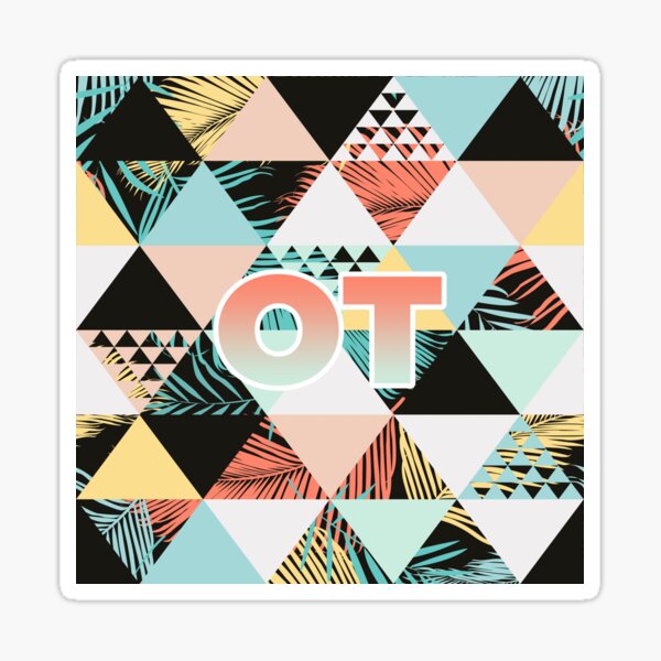 OT Summer Beach Vibes Sticker