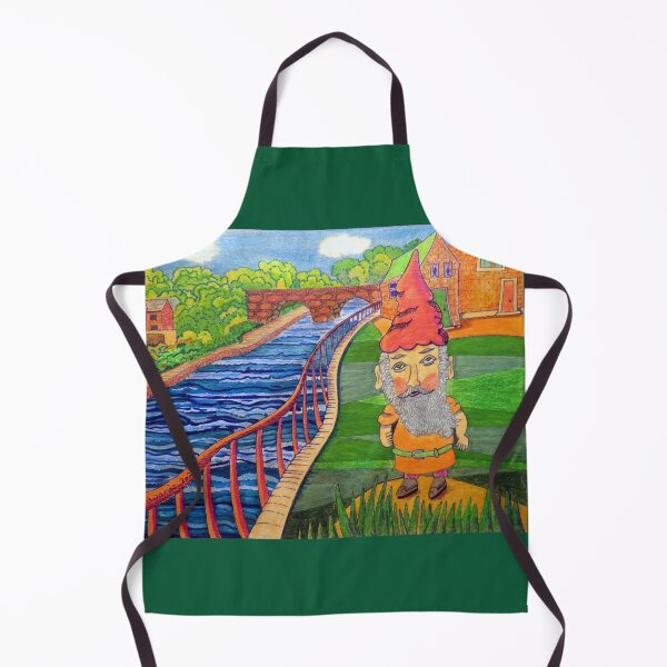 Item preview, 502 - GNOME BY THE RIVERSIDE - DAVE EDWARDS - MIXED MEDIA - 2020 designed and sold by BLYTHART.