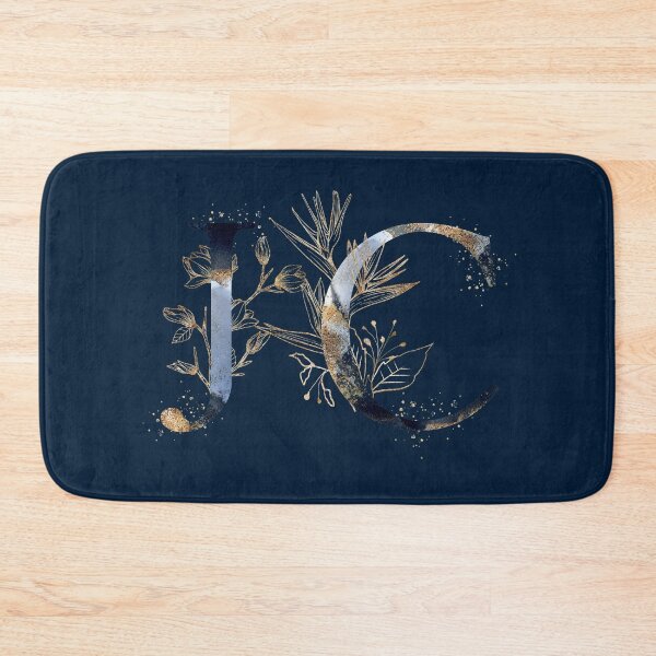 Item preview, Floral Initials JC, Monogram designed and sold by PinkLotusArt.