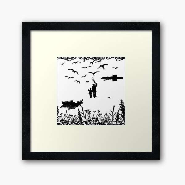 Tirricks Diving At Da Hoab Framed Art Print