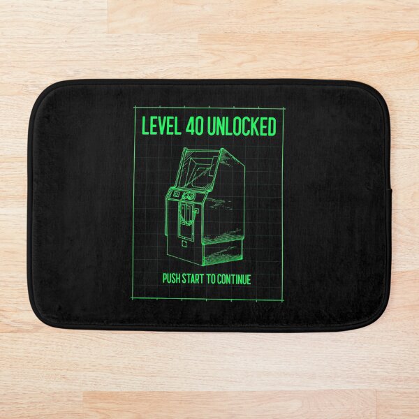 Item preview, Level 40 unlocked, push start to continue designed and sold by dmandini.