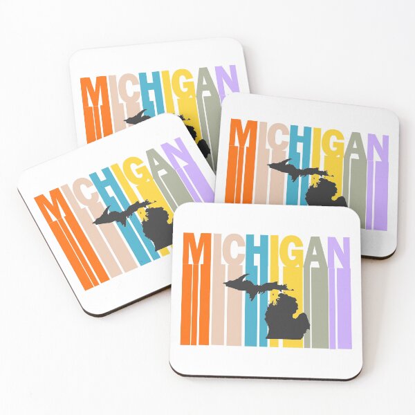 Item preview, Michigan Vintage State Map designed and sold by ArtistThara.