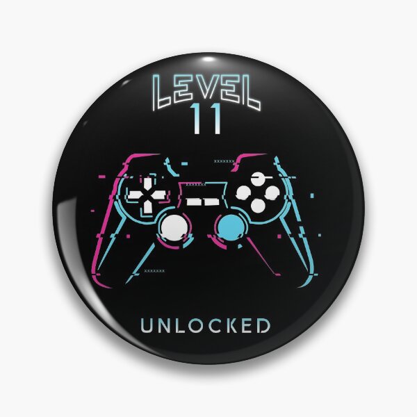 Item preview, Level 11 Unlocked. 10th Birthday Gamer Eleven years old Video game party designed and sold by jorgeurbina.