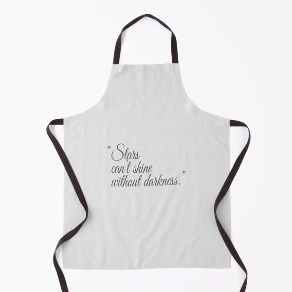 Item preview, "Stars can't shine without darkness." Gray Text Quote designed and sold by agsduy.