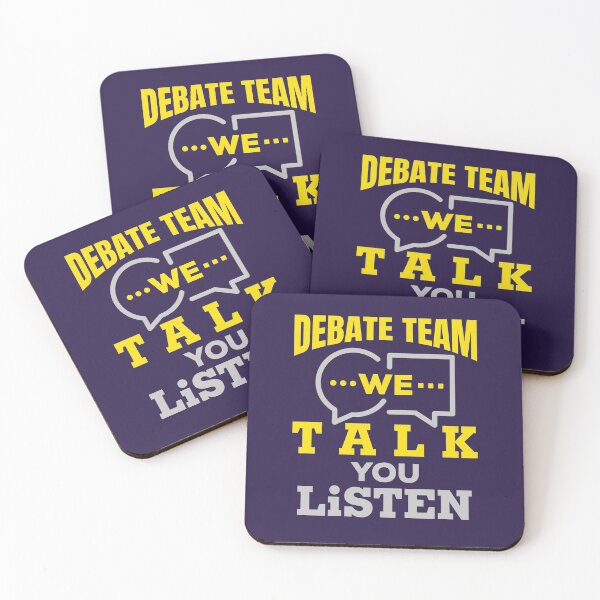 Item preview, Debate Team We Talk You Listen designed and sold by jaygo.