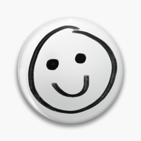 Item preview, Simple Black and White Smiley Face designed and sold by carissarrae.