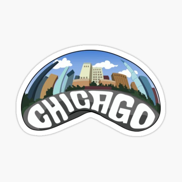 chicago bean Sticker