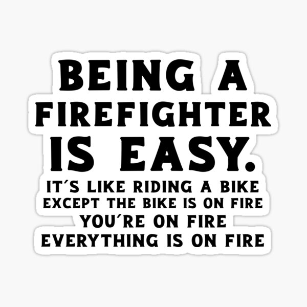 Personalized Firefighter Stickers