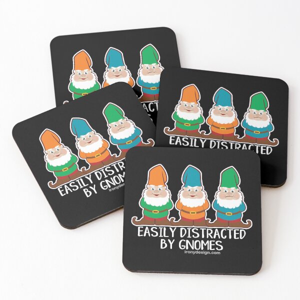 Item preview, Cute Easily Distracted by Gnomes  designed and sold by ironydesigns.