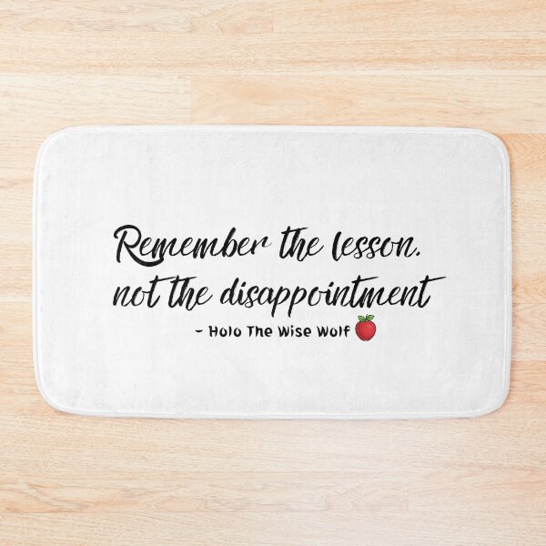 Item preview, Holo the wise wolf quote designed and sold by CeasarBratz.
