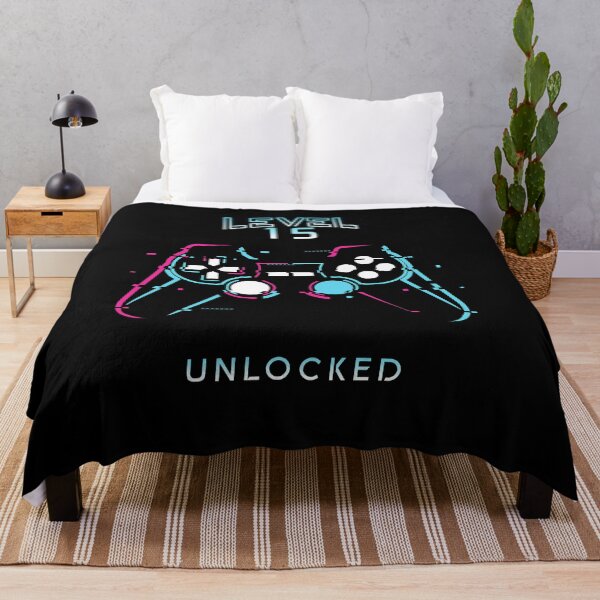Item preview, Level 15 Unlocked. 15th Birthday Gamer Fifteen years old Video game gift designed and sold by jorgeurbina.