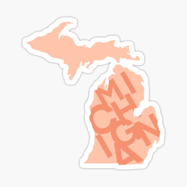 Item preview, Two Tone Michigan State Word Art - Orange  designed and sold by jaelynandrade.