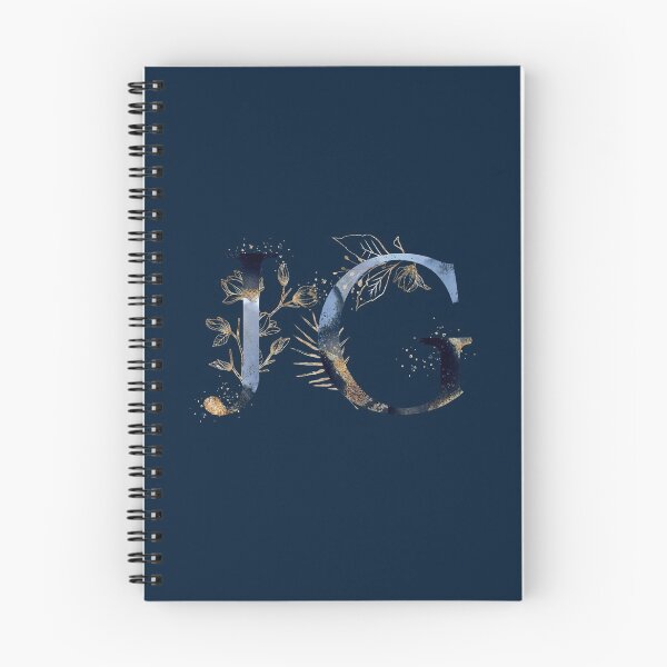 Item preview, Floral Initials JG, Monogram designed and sold by PinkLotusArt.