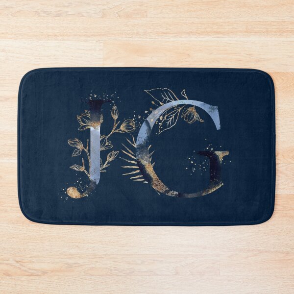 Item preview, Floral Initials JG, Monogram designed and sold by PinkLotusArt.