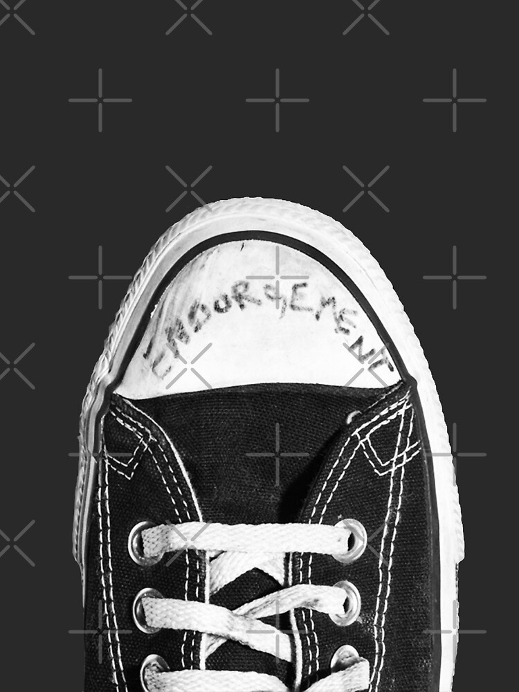 Disover Kurt Cobain Endorsement Converse Sneaker Premium Matte Vertical Poster