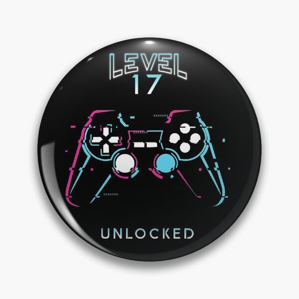 Item preview, Level 17 Unlocked. 17th Birthday Gamer Seventeen years old Video game gift designed and sold by jorgeurbina.
