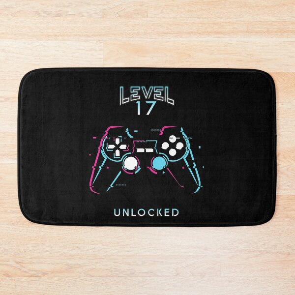 Item preview, Level 17 Unlocked. 17th Birthday Gamer Seventeen years old Video game gift designed and sold by jorgeurbina.