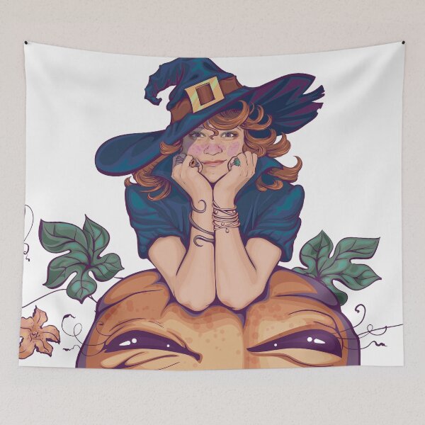 Item preview, Cute Witch Helloween designed and sold by mischellero.