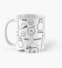 fitness pattern Mug