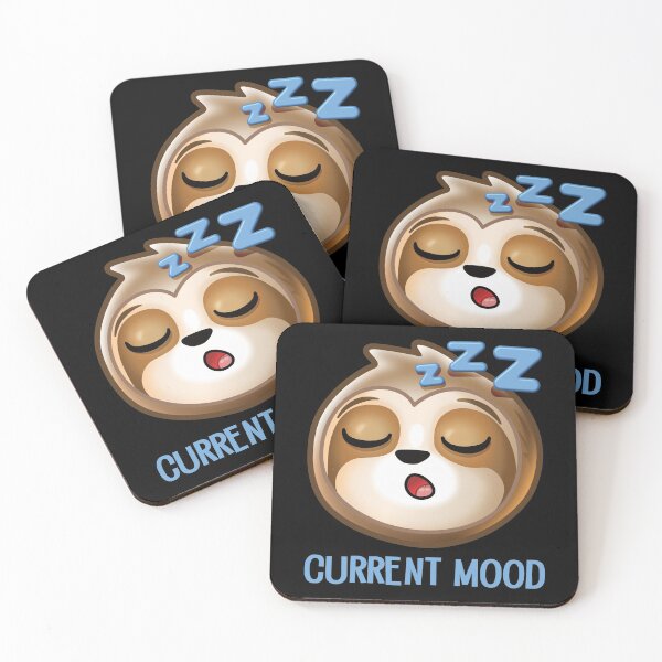 Item preview, Funny Lazy Sloth Current Mood designed and sold by pablomendoza.