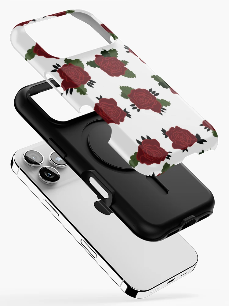 Thumbnail 2 of 4, iPhone Case, Patterned Roses designed and sold by MoodyCarp.