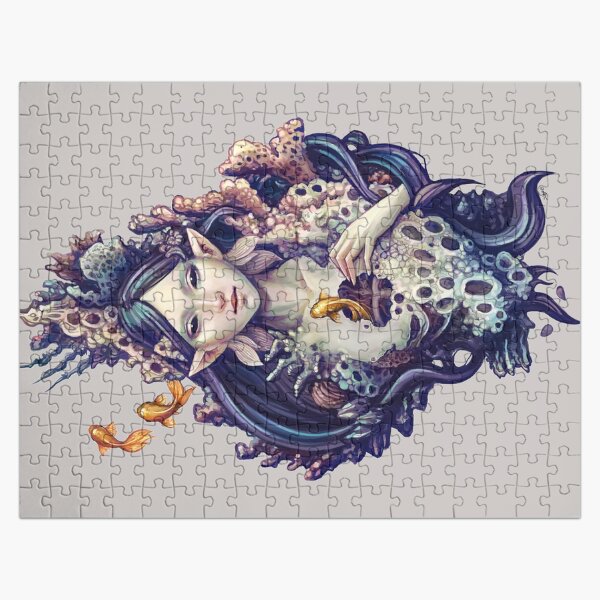 Emerge - mermaid design Jigsaw Puzzle