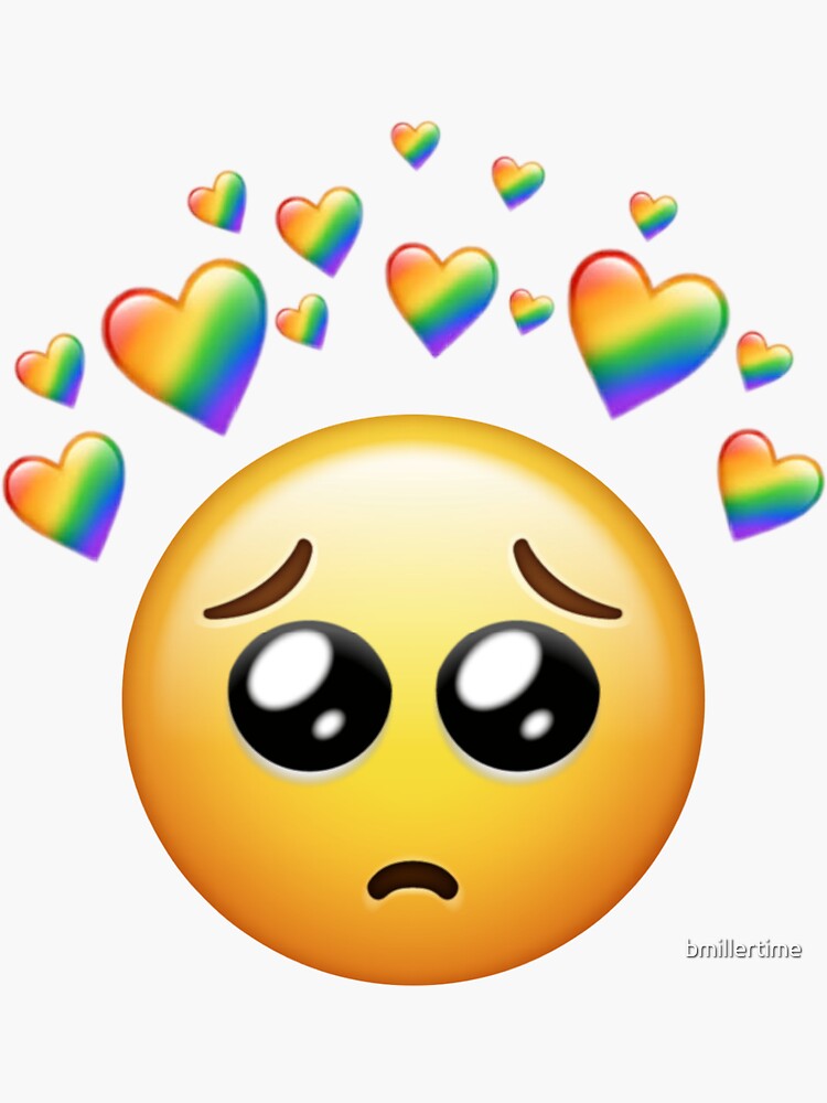 "Clingy Pride Emoji" Sticker For Sale By Bmillertime | Redbubble