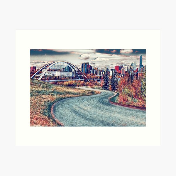 Edmonton River Valley- Alberta, Canada Art Print