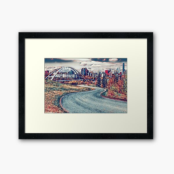 Edmonton River Valley- Alberta, Canada Framed Art Print