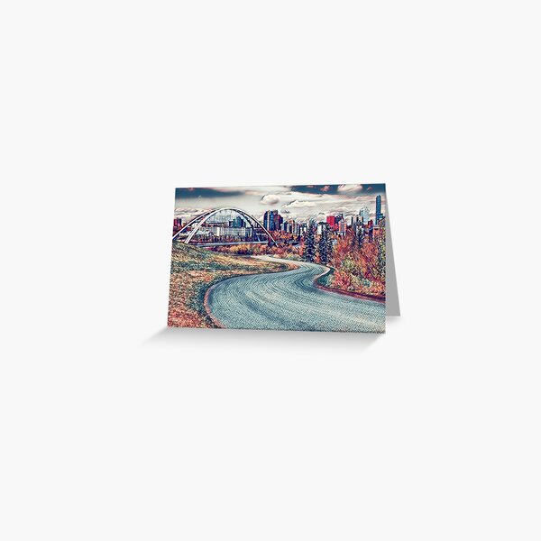 Edmonton River Valley- Alberta, Canada Greeting Card