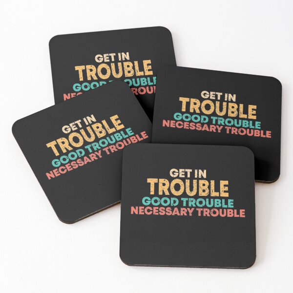 Item preview, get in good trouble, necessary trouble gift designed and sold by BAISSANE.