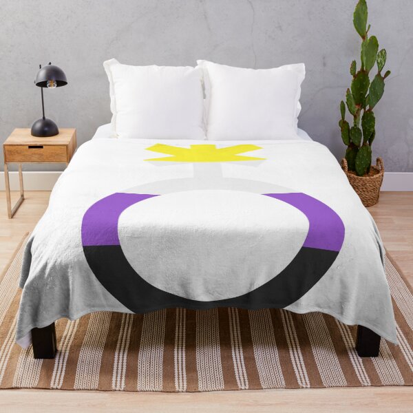 Item preview, NON BINARY NB ENBY SYMBOL designed and sold by femyay.