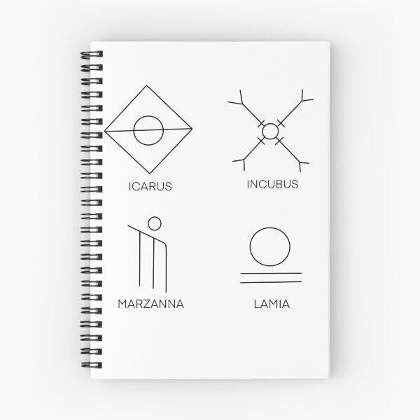Item preview, Dirk Gently Project Blackwing Symbols designed and sold by RachelFG123.