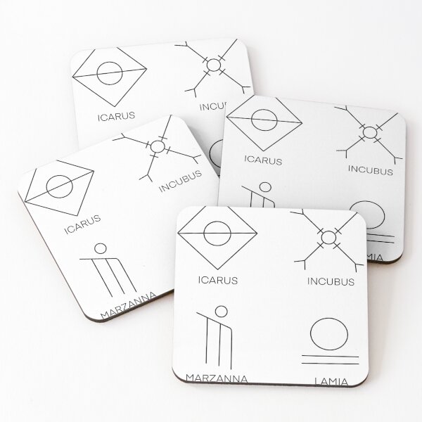 Item preview, Dirk Gently Project Blackwing Symbols designed and sold by RachelFG123.