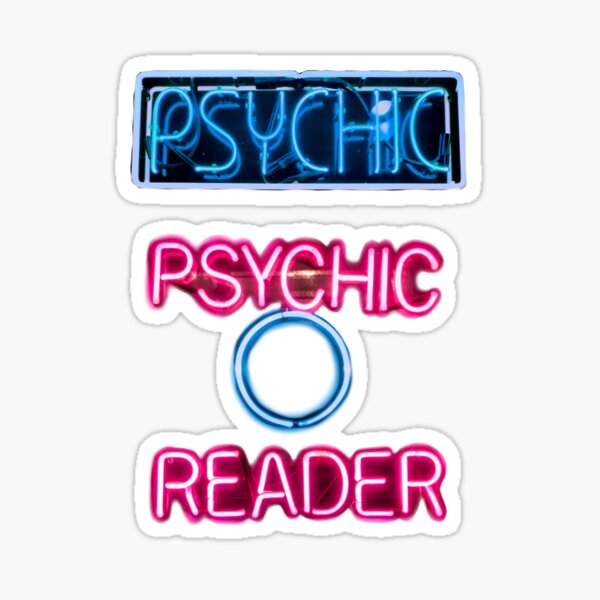 Neon Psychic Stickers Sticker