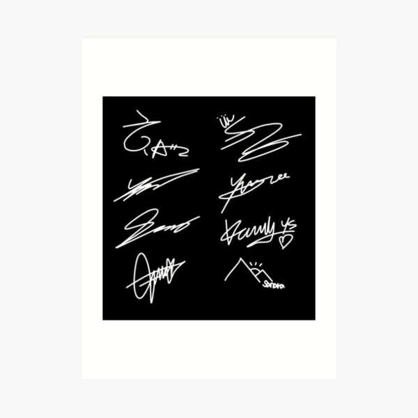 ATEEZ サイン入り バンダナ aps,504x498,small,transparent-