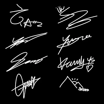 ATEEZ SIGNATURES