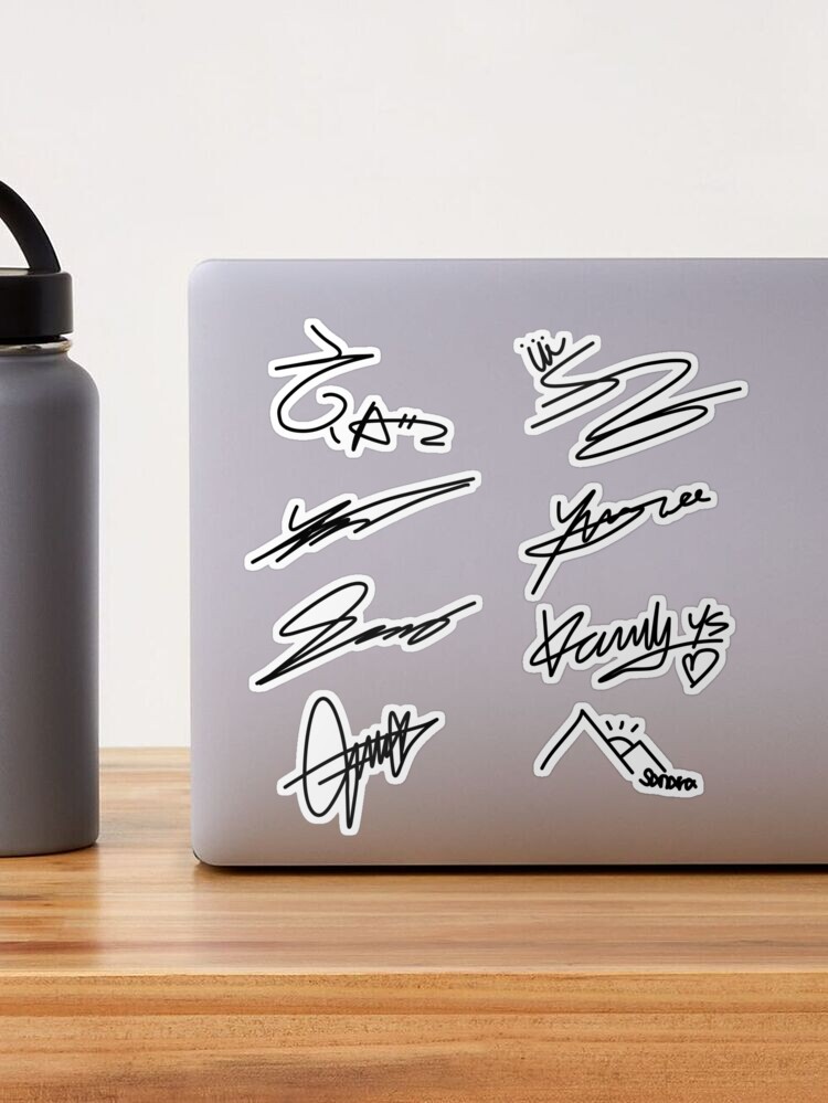 Ateez Signature Stickers, Ateez The Fellowship Tour 2022 Kpop Stickers sold  by Contingent Betrayer, SKU 39496502