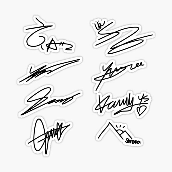 ATEEZ SIGNATURES