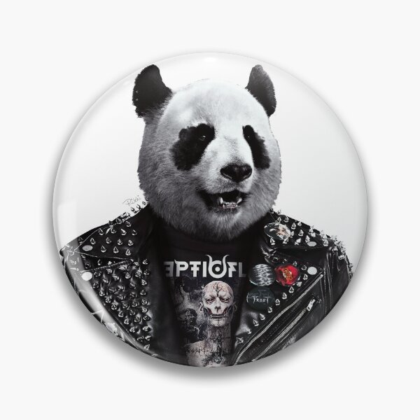 Item preview, Metalhead Panda designed and sold by rikkichan.