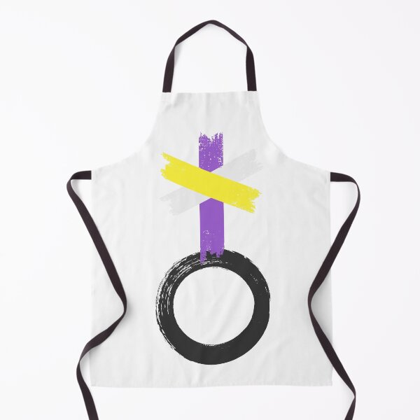 Item preview, NON BINARY NB ENBY SYMBOL designed and sold by femyay.
