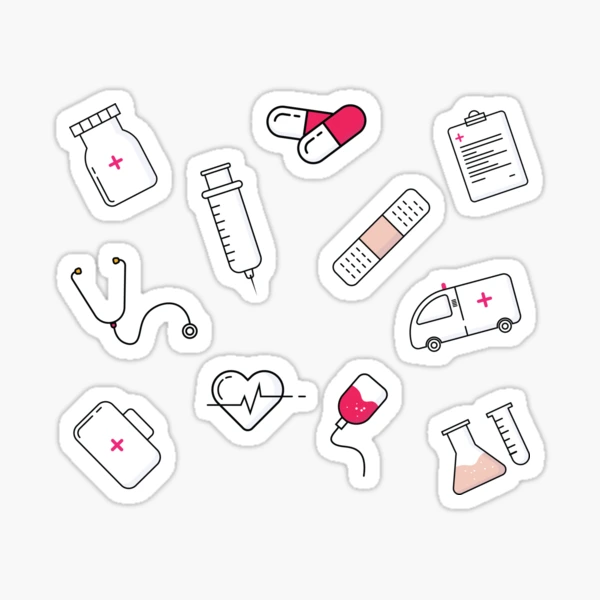 Funny Student Nurse Stickers