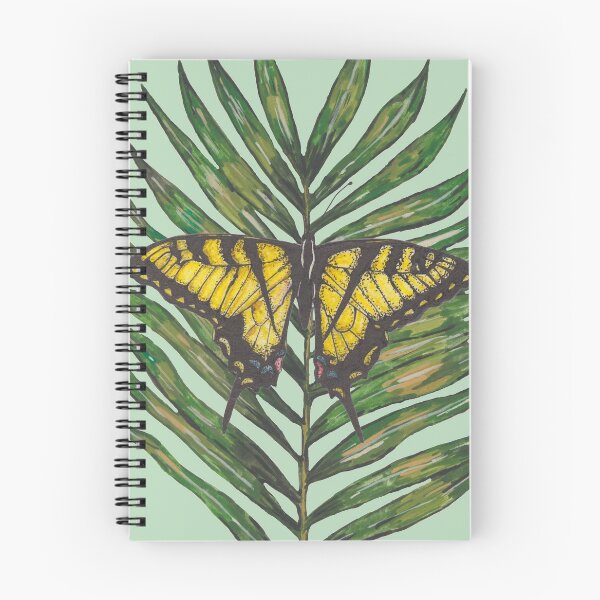 Item preview, Green tropical leaf with butterfly designed and sold by susserain.