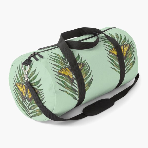 Item preview, Green tropical leaf with butterfly designed and sold by susserain.