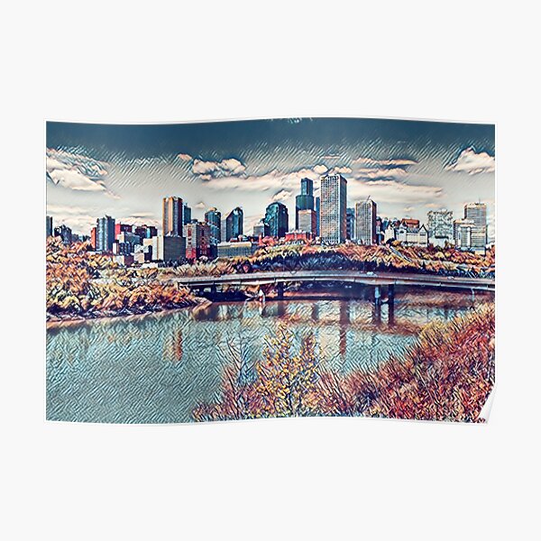 Edmonton River Valley- Alberta, Canada Poster