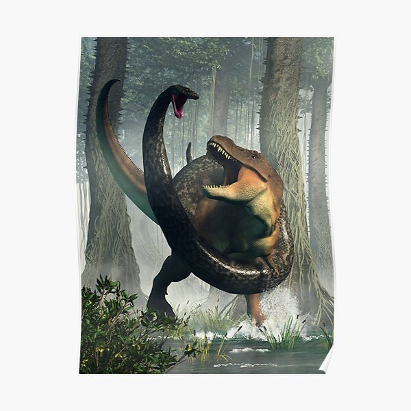 T-Rex vs Titanoboa Poster