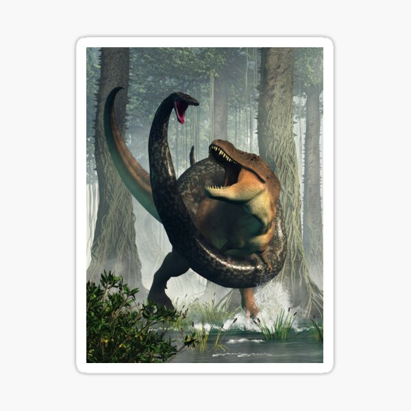 Item preview, T-Rex vs Titanoboa designed and sold by Daniel Eskridge.