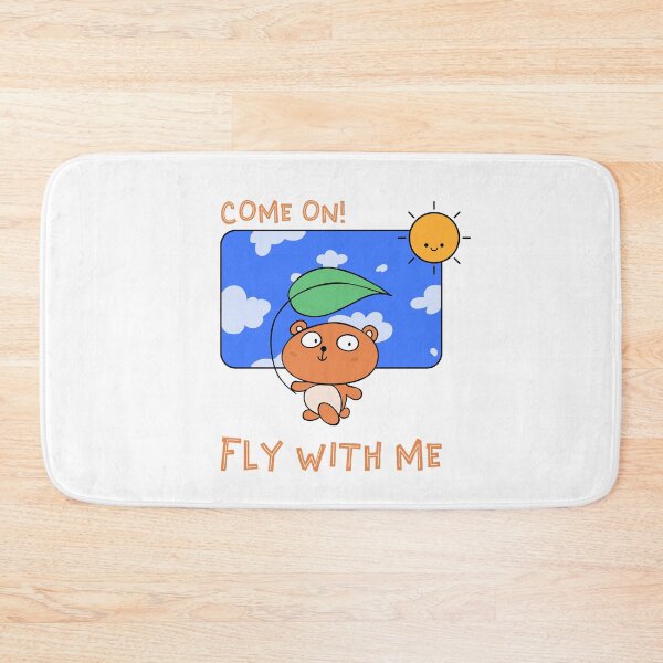 Item preview, Come on! Fly with me. Cute Kawaii Bear designed and sold by TamGustam.