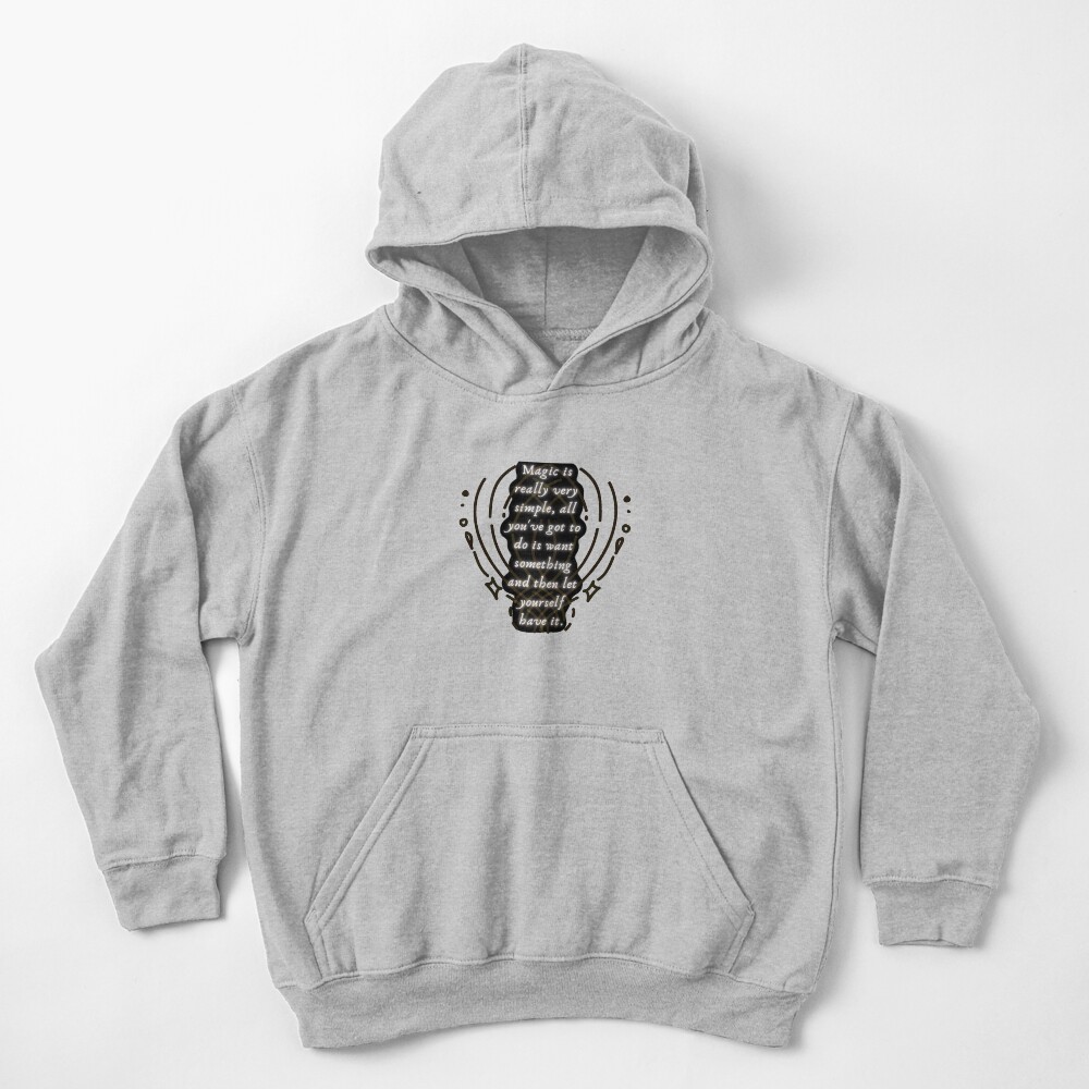 Magic is Very Simple Kids Pullover Hoodie