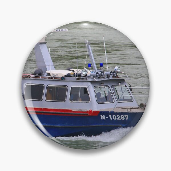 Item preview, Water police boat, River Danube, Austria designed and sold by FranWest.